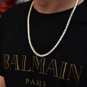 20” inch Tennis Chain White gold plated